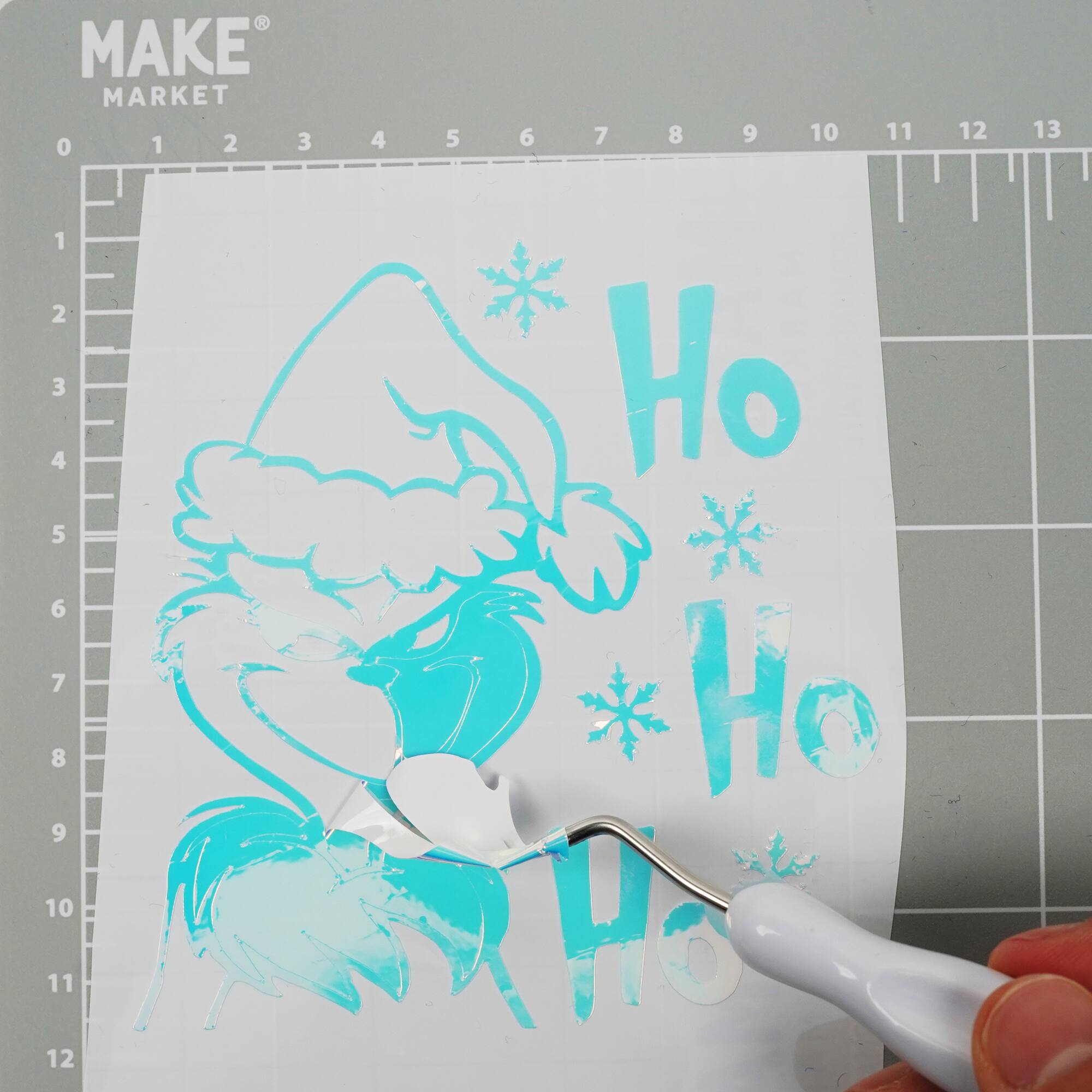 12 Pack: Holographic Glow-in-the-Dark Permanent Vinyl by Make Market